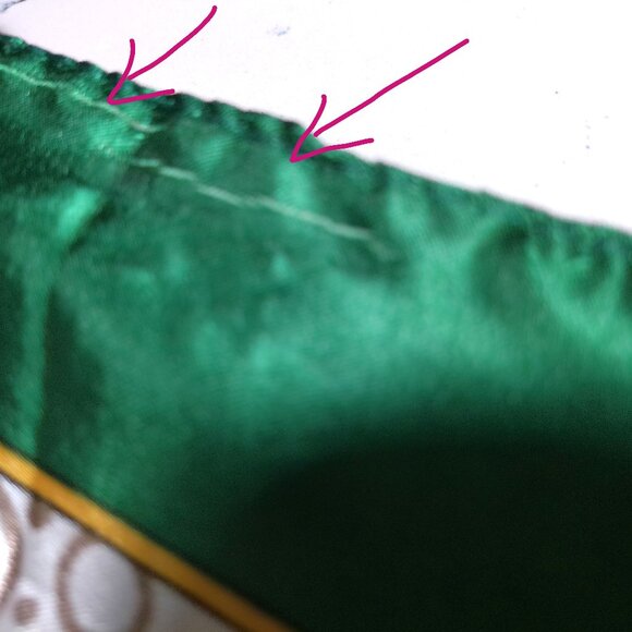 Large Square Scarf Houndstooth Print Silky Satin - Picture 8 of 9